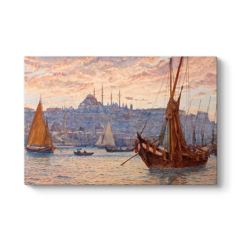 Haliç Manzara Oryantal Tablosu - Model 1